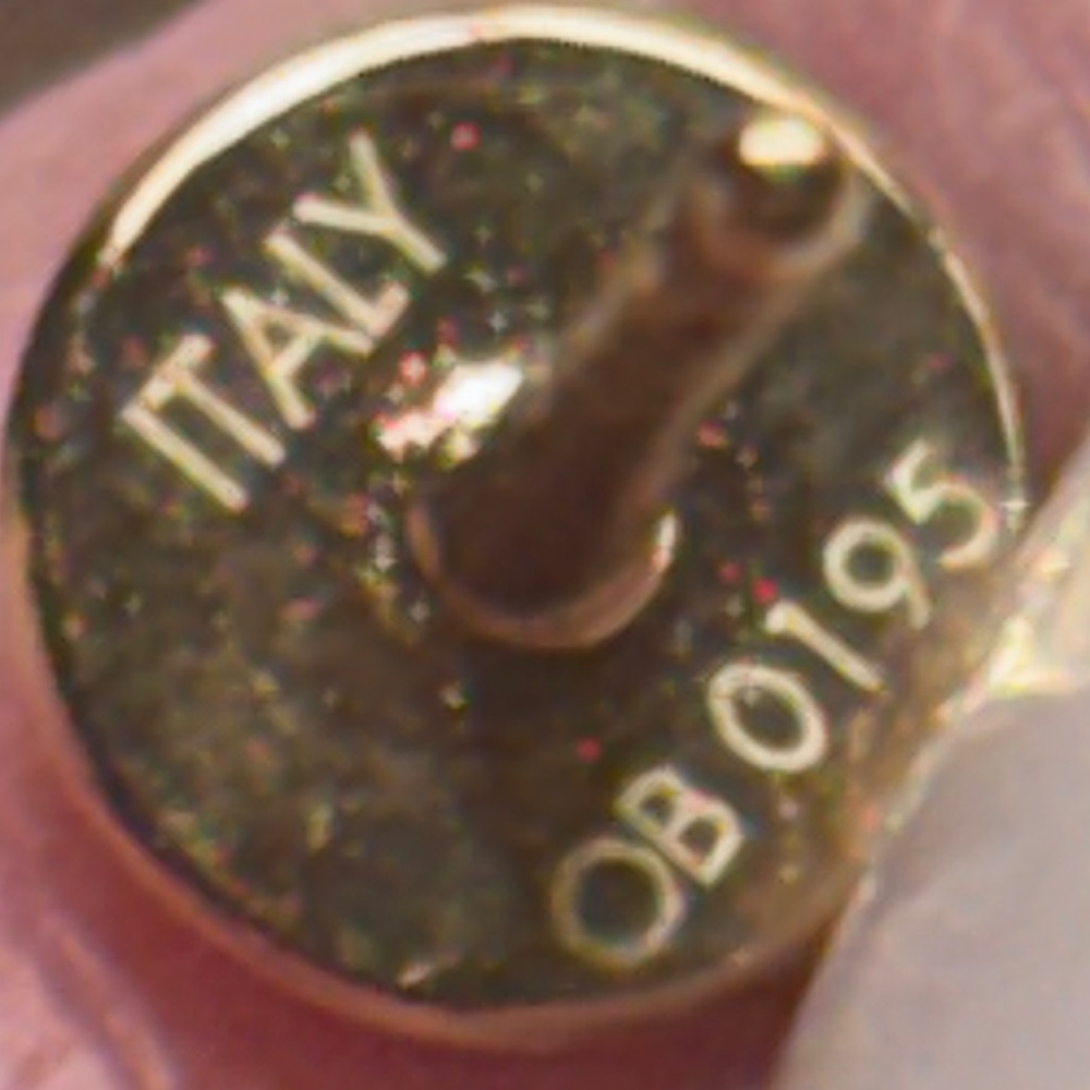 Louis Vuitton Gold and Brown Dangle Earrings - Picture 5 of 5